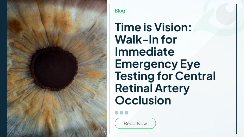 Time is Vision: Walk-In for Immediate Emergency Eye Testing for Central Retinal Artery Occlusion