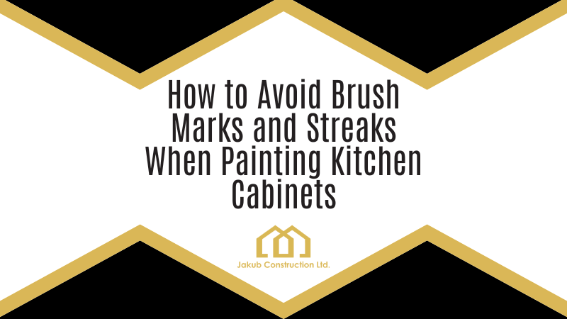 How to Avoid Brush Marks and Streaks When Painting Kitchen Cabinets