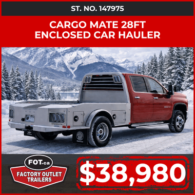 Cargo Mate 28FT Enclosed Car Hauler