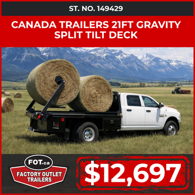 Canada Trailers 21FT Gravity Split Tilt Deck