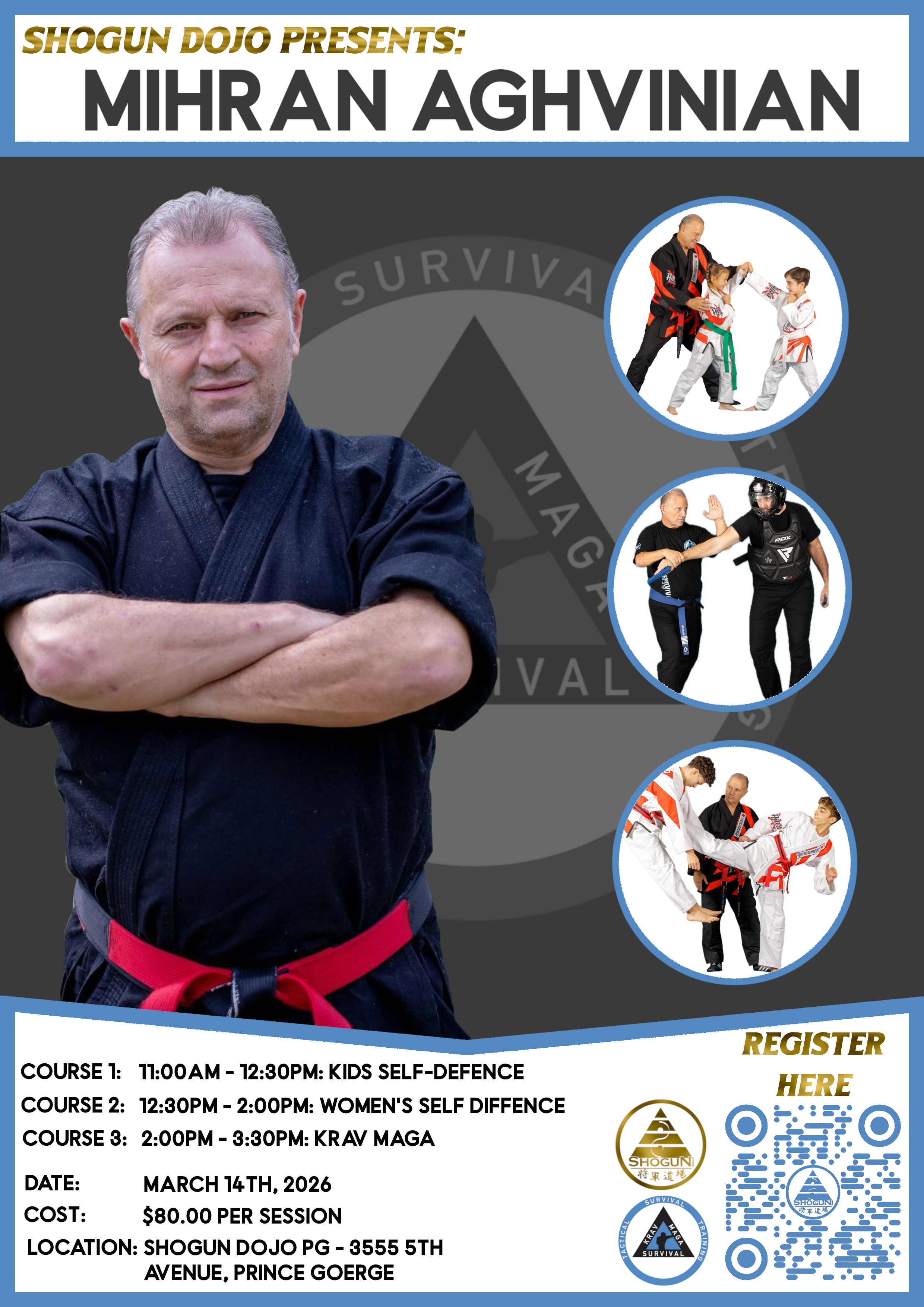 Mihran Aghvinian Self-defence Seminar