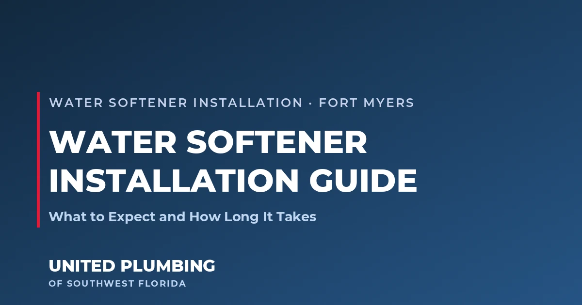 Water Softener Installation: What to Expect and How Long It Takes