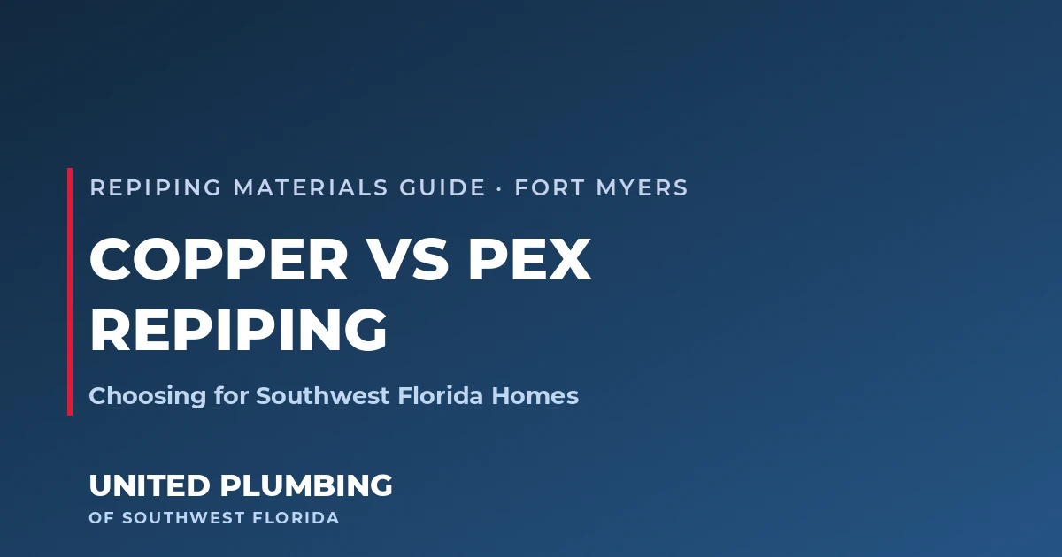 Copper vs PEX Repiping in Southwest Florida