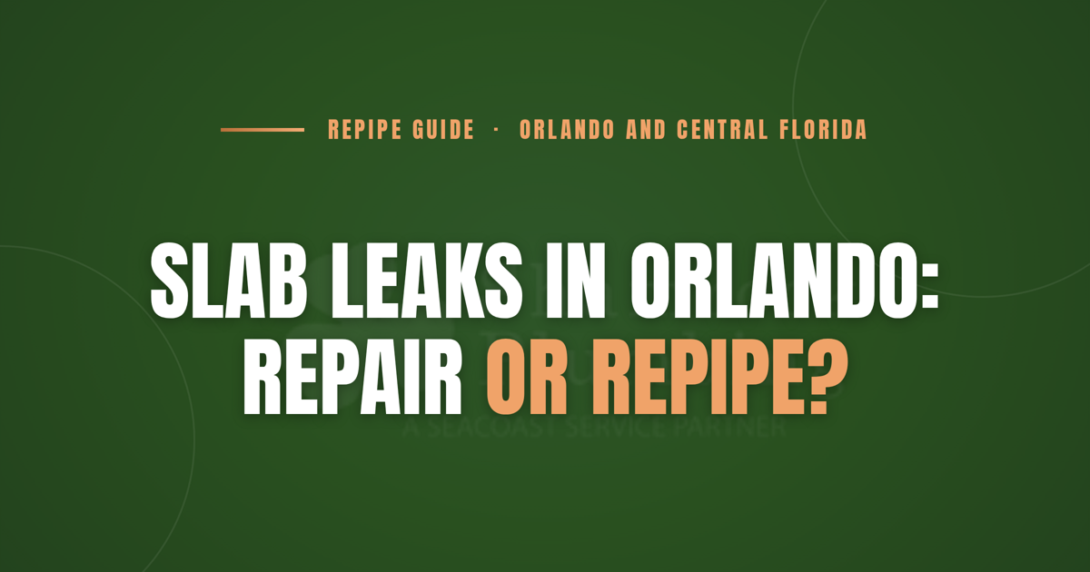 Slab Leaks in Orlando: Repair or Repipe? How to Decide