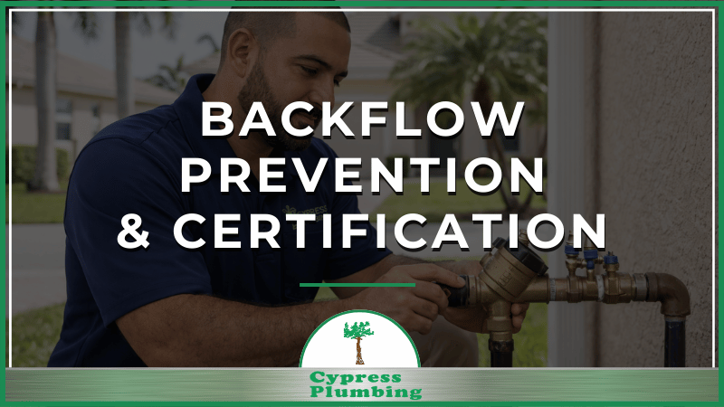 Backflow Preventer Testing &amp; Certification