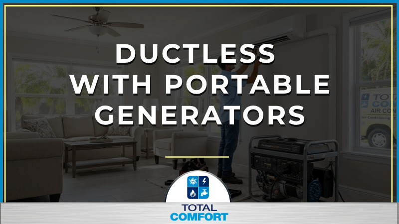 Ductless with Portable Generators
