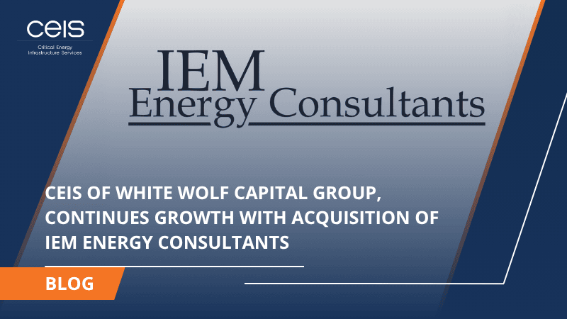 CEIS of White Wolf Capital Group, continues growth with acquisition of IEM Energy Consultants