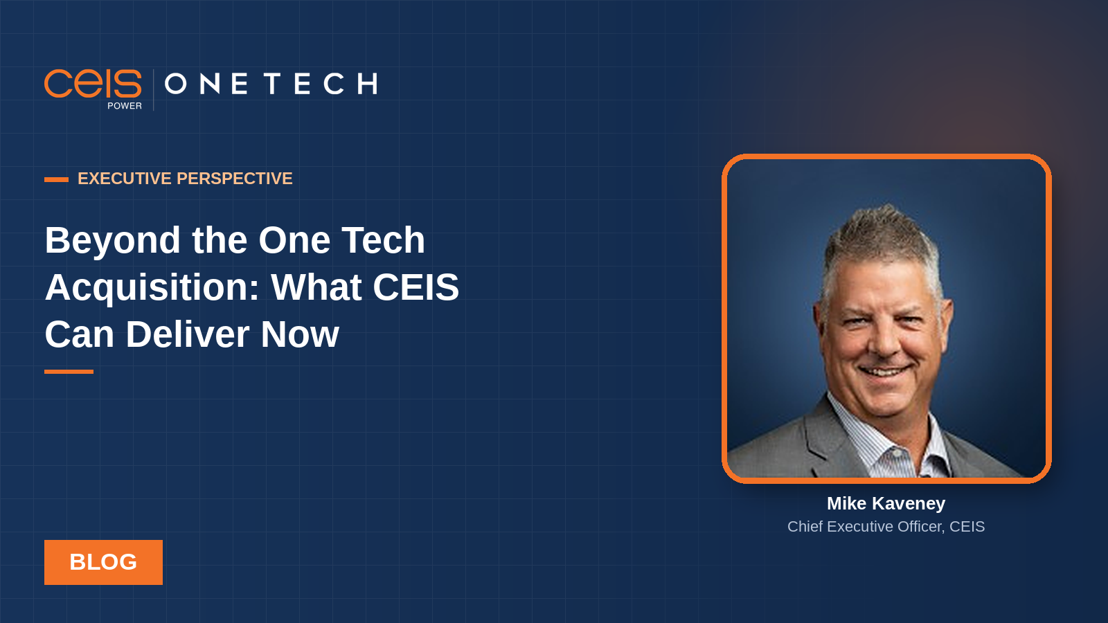 Beyond the One Tech Acquisition: What CEIS Can Deliver Now