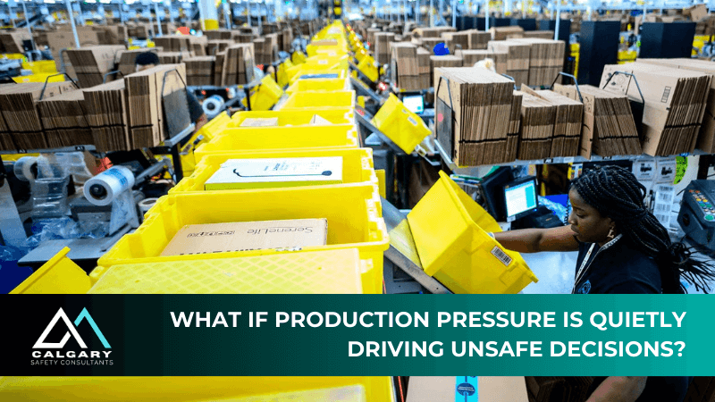 What if production pressure is quietly driving unsafe decisions?