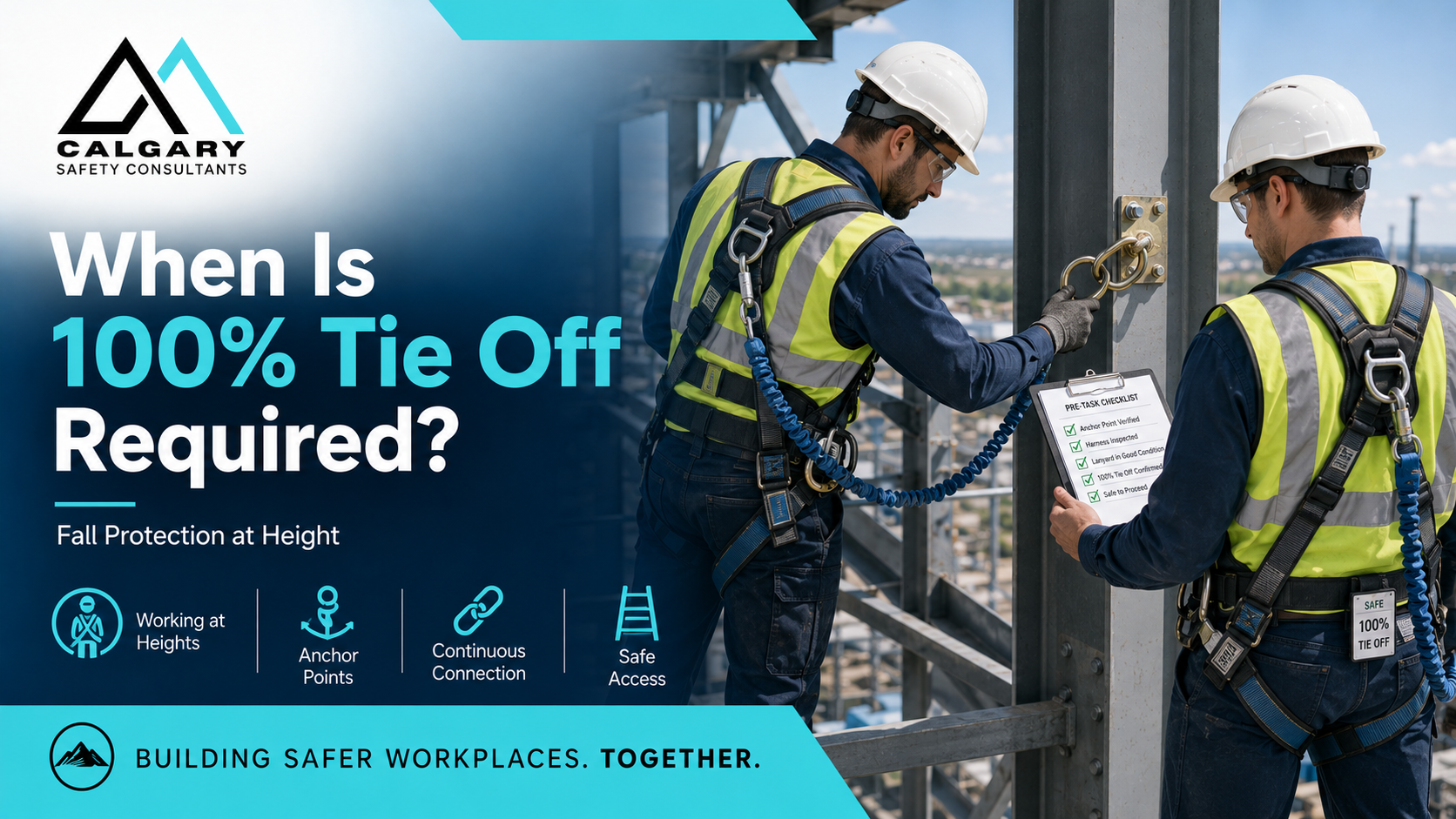 When Is 100% Tie Off in Fall Protection Required?