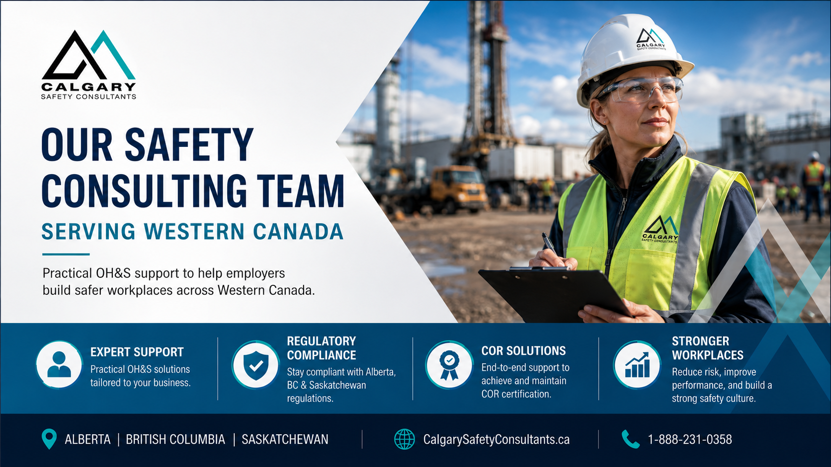 Calgary Safety Consultants OHS consulting team supporting employers across Alberta, British Columbia, and Saskatchewan